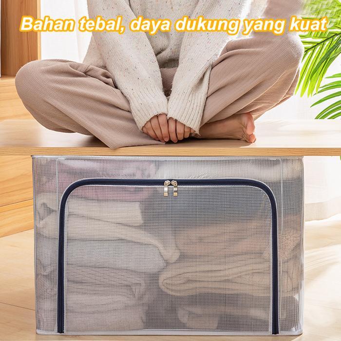 Storage Box Multifungsi Frame Baja Baju Penyimpanan tahan air 24L