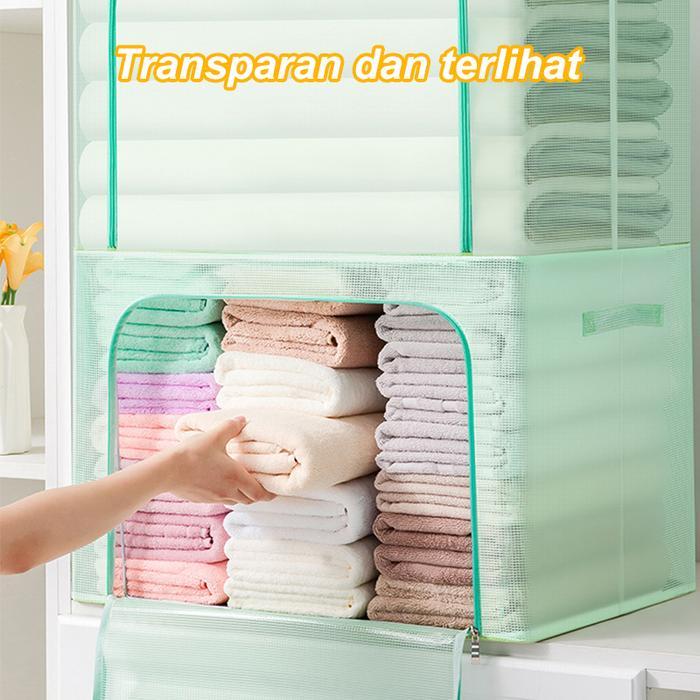 Storage Box Multifungsi Frame Baja Baju Penyimpanan tahan air 24L